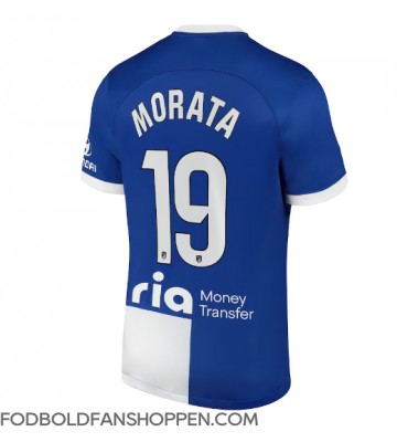 Atletico Madrid Alvaro Morata #19 Udebanetrøje 2023-24 Kortærmet